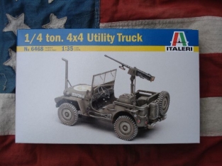 Italeri 6468 WILLY'S JEEP 1/4 ton.4X4 Utility Truck